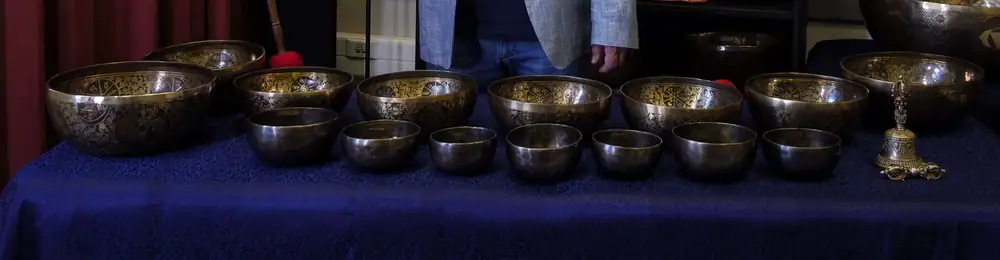 A Healingbowl set of singing bowls